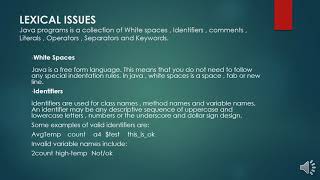 LEXICAL ISSUES