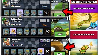 🤩I WON ALL FEATURE CHALLENGES REWARDS & BUYING SPECIAL ENTRY TICKETS GAMEPLAY - HILL CLIMB RACING 2