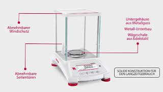 OHAUS Pioneer PX Features (DE)