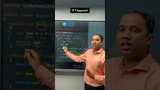 Methods with return type & parameters by Kunal sir. #youtubeshorts #shorts #java #cjc