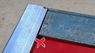 stop the bad work, two tricks of cutting square tubing for 90 degree joints