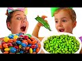 Ruby and Bonnie Learn to Eat Healthy Food - Funny Kids Video