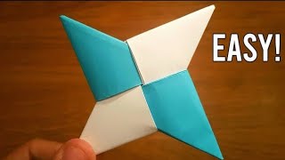 Make a Paper Ninja Star (Shuriken) - Origami