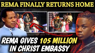 REMA GIVES 105 MILLION IN CHRIST EMBASSY BENIN || PASTOR CHRIS OYAKHILOME