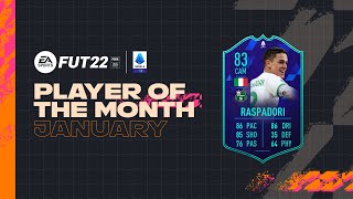 Giacomo Raspadori | Player of the Month: January 2022 | Serie A 2021/22