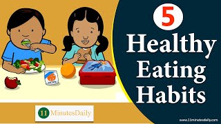 Healthy Eating Habits For Kids | Learn Good Habits & Avoid Junk Food |