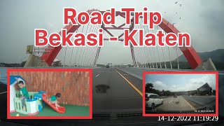 Perjalanan Mudik Bekasi - Klaten || Full Tol Trans Jawa || Road Trip Bekasi - Klaten