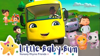 Playtime With Ollie | Go Buster Wheels On The Bus | Nursery Rhymes and Kids Songs | Lellobee