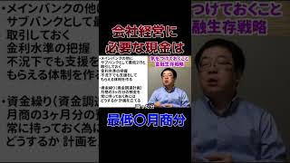 資金繰りを安定させる為に現金を3月商分は持ちましょう #銀行 #日本政策金融公庫 #融資