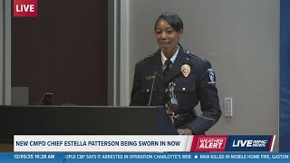 Estella Patterson formally sworn in as CMPD police chief