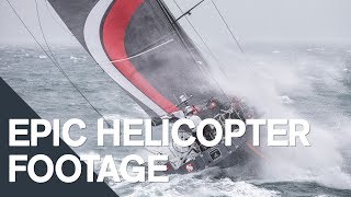 Epic aerial footage of the fleet | Volvo Ocean Race