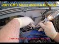 2001 Gmc Sierra 3500 6.6 Duramax P0380 Glow Plug/Intake Air Heater