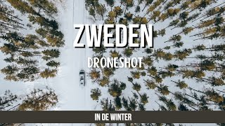 Droneshot Zweden winter