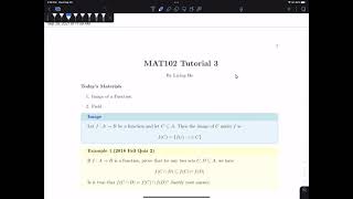 21F MAT102 Tutorial 3 Part 1