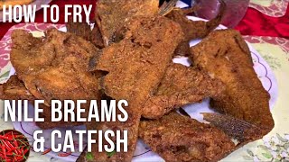 How To Deep Fry Delicious Nile Breams And Catfish