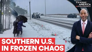 Southern US Hit By Once-In-A-Generation Winter Storm, 9 Dead | Firstpost America | N18G