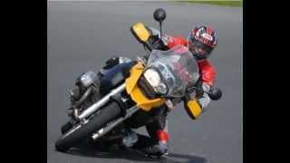 BMW R1200GS Knee down