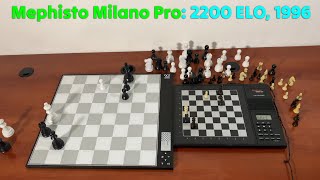 Mephisto Milano Pro vs. DGT Centaur Chess Computer