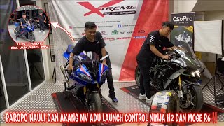 PAROPO NAULI DAN AKANG MV ADU LAUNCH CONTROL NINJA H2 DAN MOGE R6‼️