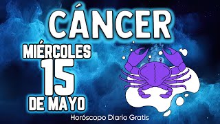 𝐍𝐎 𝐋𝐎 𝐄𝐒𝐏𝐄𝐑𝐀𝐁𝐀𝐒😲 𝐋𝐋𝐄𝐆𝐀 𝐔𝐍 𝐏𝐑𝐄𝐌𝐈𝐎🎁🤩 cáncer ♋ Horóscopo diario 15 DE MAYO 2024🔮 #horoscopo de hoy #new