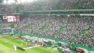 A Marcha do Sporting Clube de Portugal iluminada por 48 mil lanternas S. C. P. vs slb 22 -04-2017