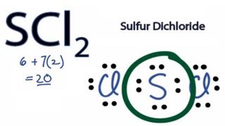 SCl2 Lewis Structure: How to Draw the Lewis Structure for SCl2