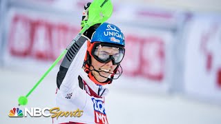 Vlhova holds off Shiffrin, grabs overall slalom lead with win in Are | NBC Sports