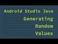 ICS3U Android Java - Random Values