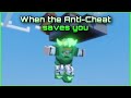 When the Anti-Cheat saves you in Bedwars (Roblox #shorts)