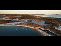 coastal maine 4k drone video ferry beach by billy corcoran v