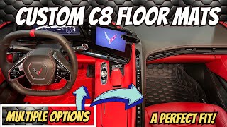The Perfect Fit For Your Corvette C8 With Custom Floor Mat Liners From Kustom In