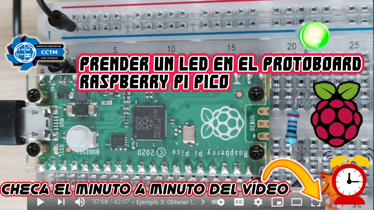 💡 +🐍 Raspberry Pi Pico: Prender Y Apagar Un LED En El Protoboard ...