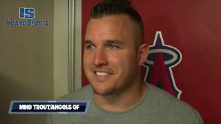 MLB: Angels Mike Trout Work Out with Inland Empire 66ers