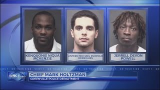 Three charged in 2014 unsolved Greenville homicide