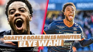 Elye Wahi scored 4 GOALS in a 15 minute period for Montpellier vs Lyon! Striker Analysis!