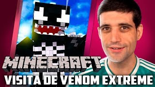 Minecraft - VENOM EXTREME Visitou o Nosso Mundo Pela Primeira Vez, o Que Ele Achou?