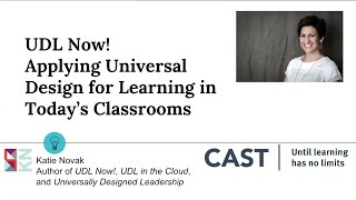 Katie Novak on UDL Now! Revised