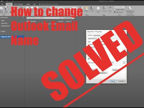 How to Change my Outlook Email Display Name - Let Me Fix IT How to Change my Outlook Email Display Name - Let Me Fix IT
