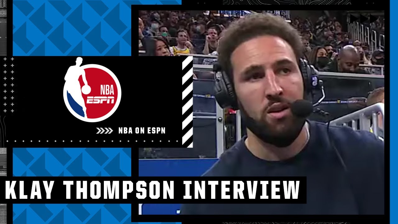 Klay Thompson Gives An Update On His Return From Injury | NBA On ESPN ...