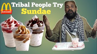 Tribal People Try Sundae For The First Time