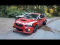 crashed my brand new subaru wrx sti original