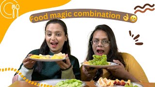 Testing FOOD MAGIC Combinations 😳😍| How is this even possible?😱 Weirdest food combinations