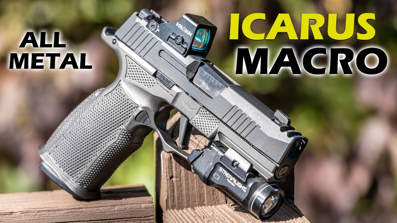 Icarus Precision P365 X-Macro "Metal" Grip Module... Curves! - YouTube