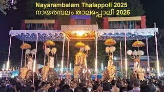 nayarambalam thalappoli 2025 | നായരമ്പലം താലപ്പൊലി 2025 | nayarambalam thalappoli maholsavam 2025