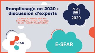 Remplissage en 2020 : Discussion d'experts