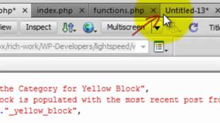 Part 2 of coding HTML / CSS into a WordPress Theme