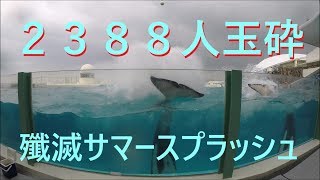 鴨川シーワールド２０１８　シャチパフォーマンス２３７　GoProでサマースプラッシュで玉砕したオースタを４Ｋで撮ってみた　killer whale show