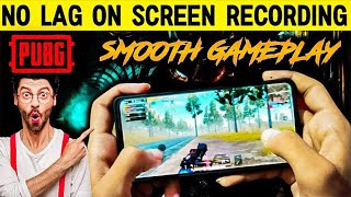 Screen Recording lag fix | How to fix lag in screen recording in BGMI | Pubg screen recording lag fx