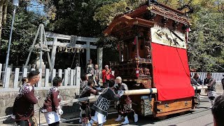 2019年 半田市協和 砂子組白山車（西成岩地区曳行）