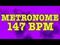 147 bpm metronome 10 minute metronome 147bpm click track 10 minute timer metrónomo 147 bpm